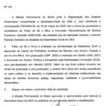 Missão do Brasil na OEA apresenta candidatura de Fabio de Sa e Silva à CIDH